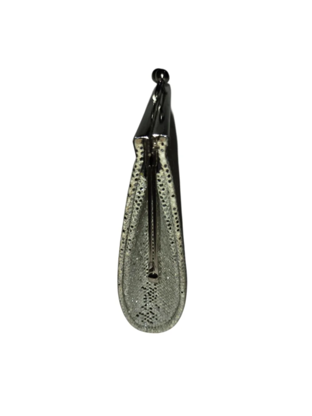Women's Unbranded Silver Glitter Clutch One Size